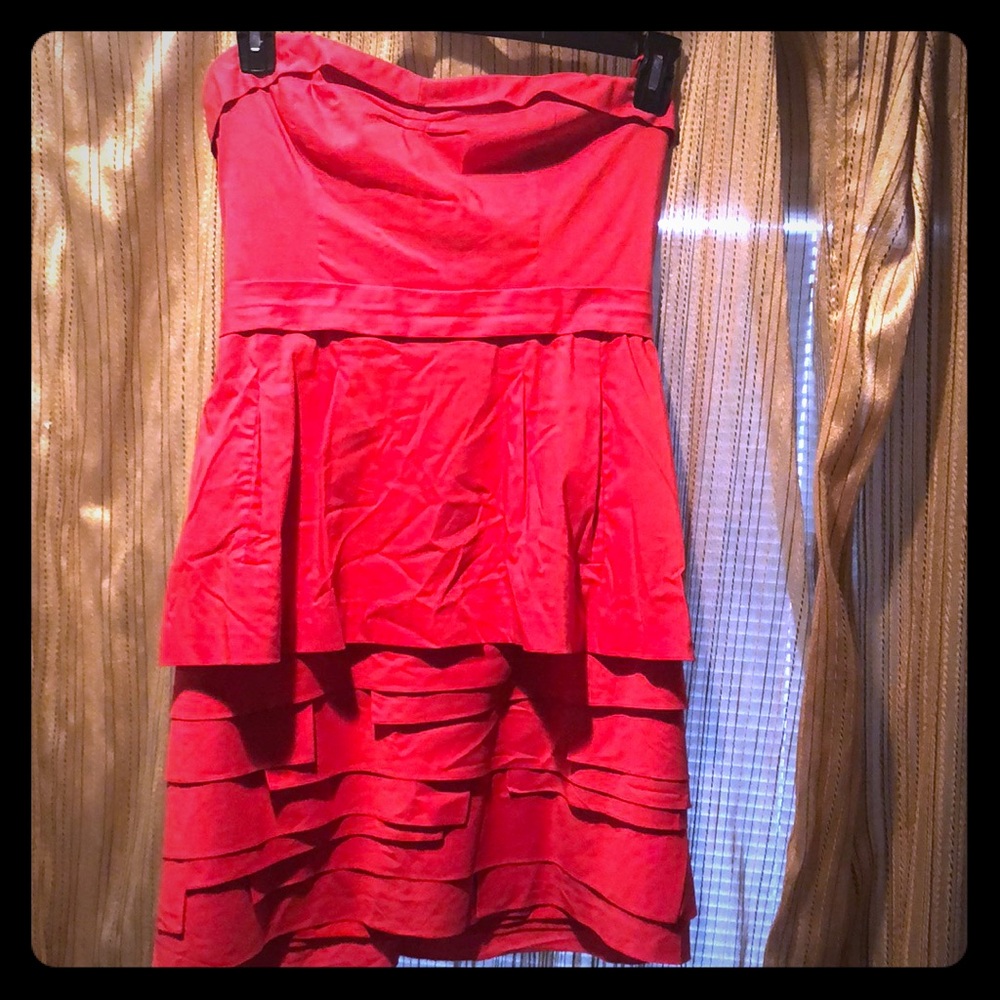 Strapless BCBG Maxazria Poplin style Dress